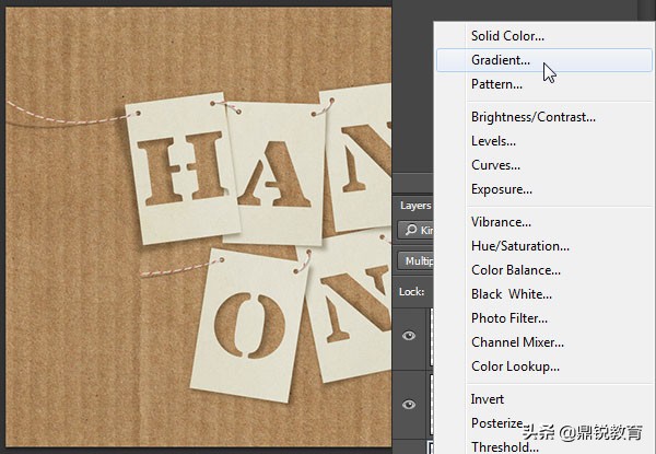 ps制作水晶立体字体,ps文字卡片效果