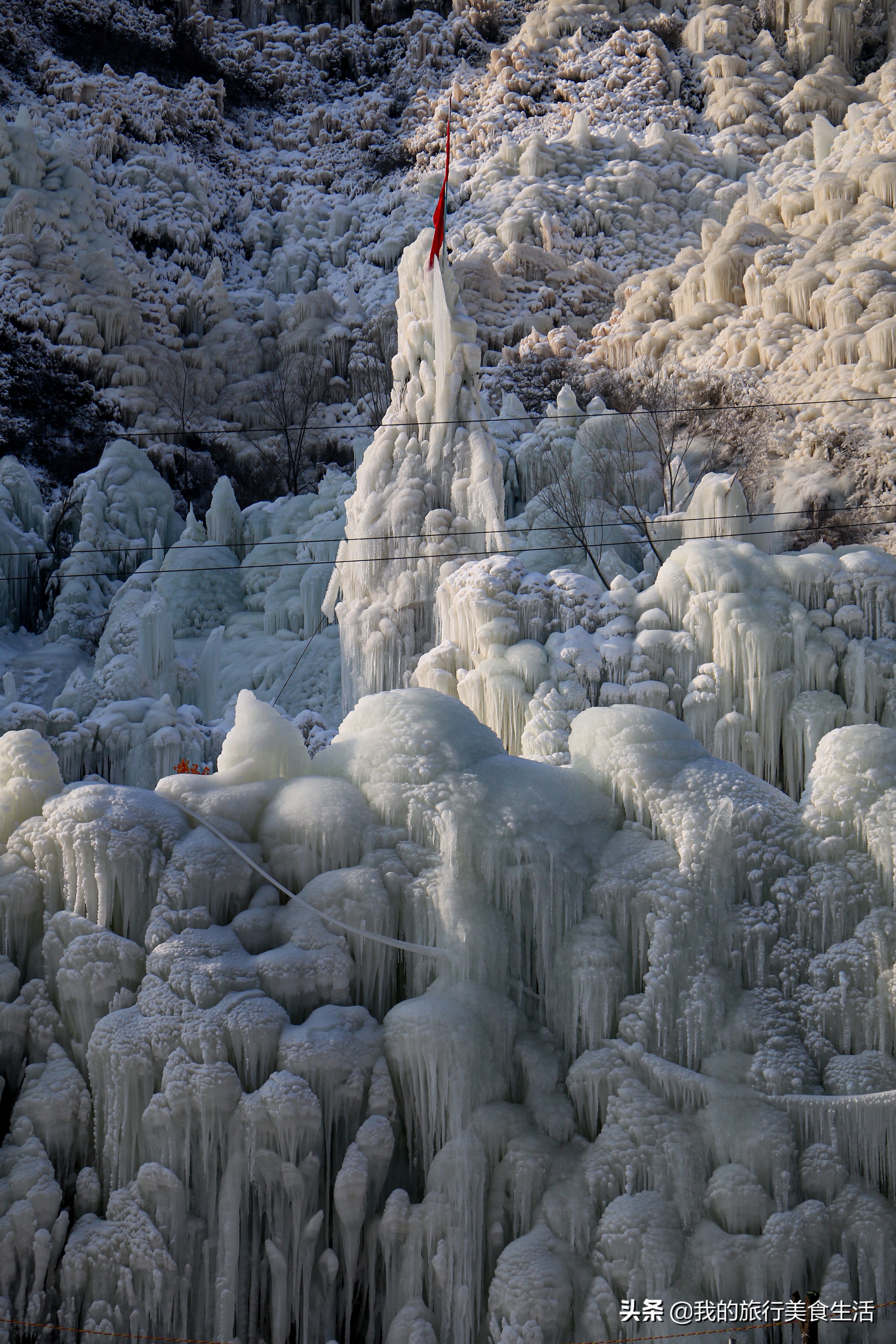 太原在哪看冰瀑布,太原冰川瀑布