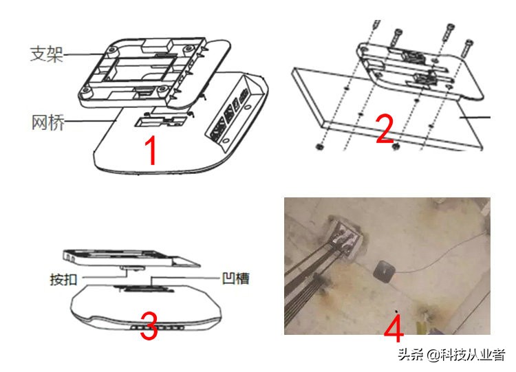 电梯安装监控底部装网桥,电梯监控不用网桥怎么布线