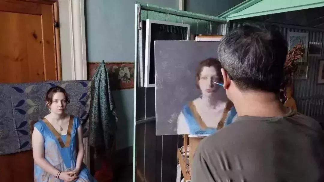 冷军的超写实绘画是造假的?画画40年代的作品都在这了,你来鉴别