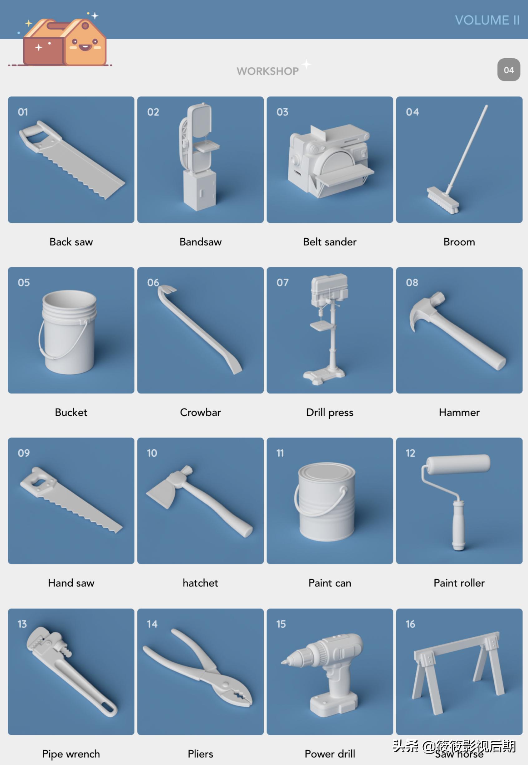 c4d模型库在哪下载,c4d多边形建模高清图
