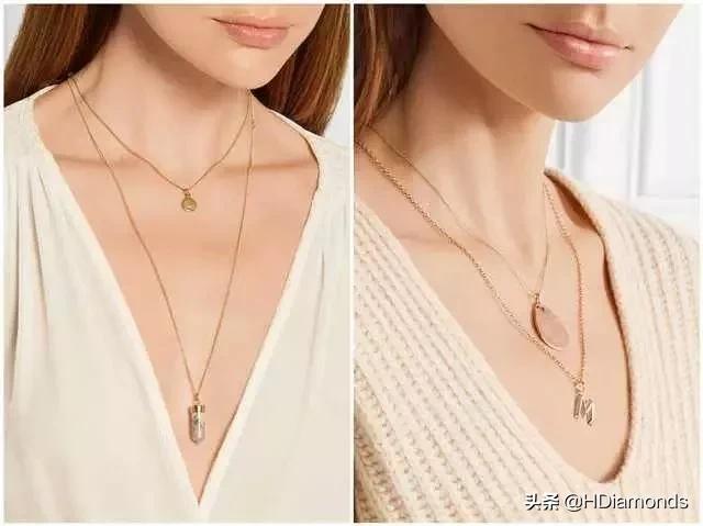 多种戴法的毛衣链,毛衣链戴多长好看