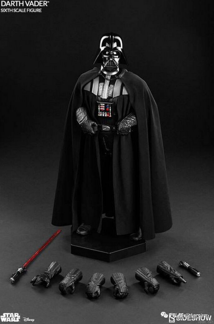 模玩图鉴星球大战达斯维达,星球大战达斯维达摘下头盔