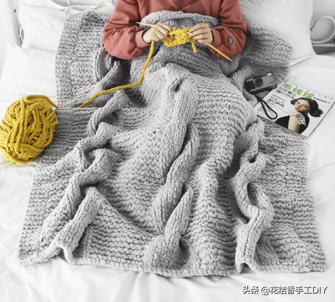 手工多彩毛线毛衣编织全部教程,彩虹线织什么花样毛衣好看