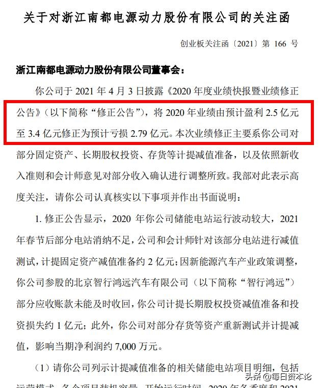 南都电源2022业绩亏损原因,南都电源2020业绩亏损原因