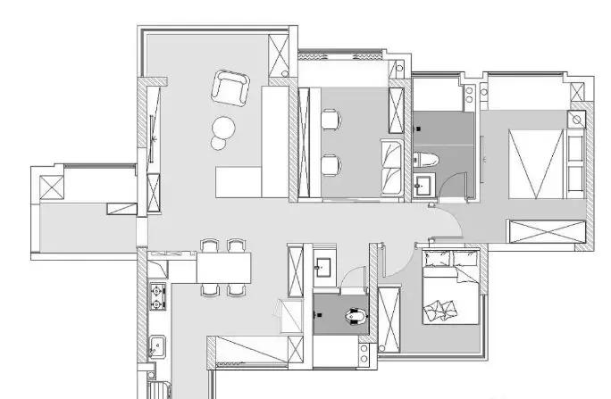 北欧榻榻米书房家具搭配,北欧装修风格效果图榻榻米