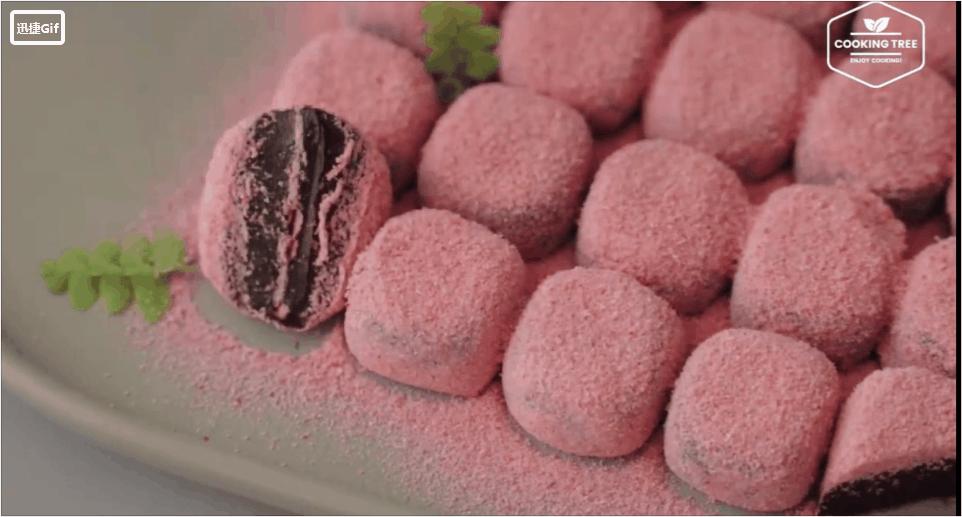 冬天百分之百成功的巧克力甜品,炼乳草莓巧克力