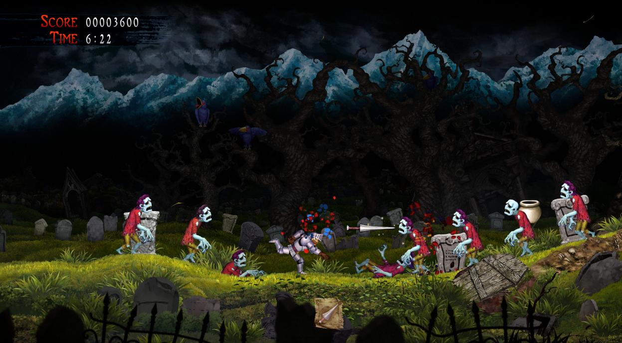 steam平台今日特惠《经典回归魔界村》：80年代手绘2D动作游戏