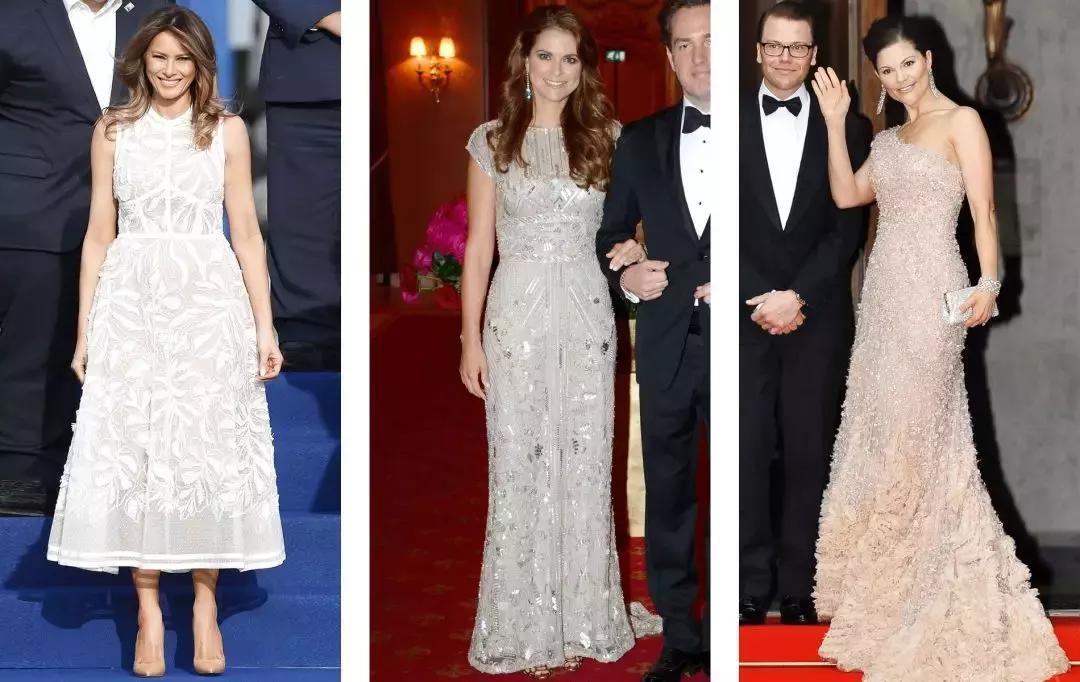 15万颗施华洛世奇水晶,eliesaab婚纱