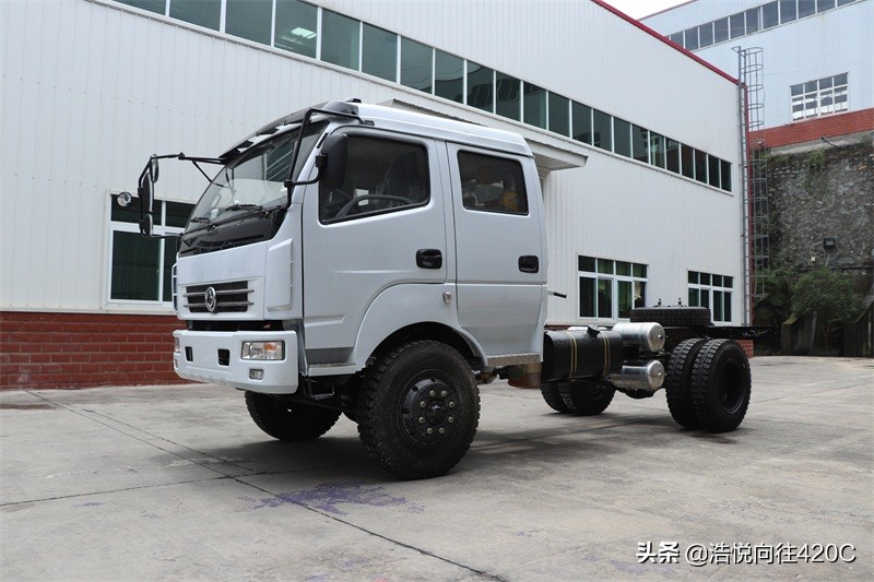 东风多利卡单排四驱底盘,多利卡四驱货车