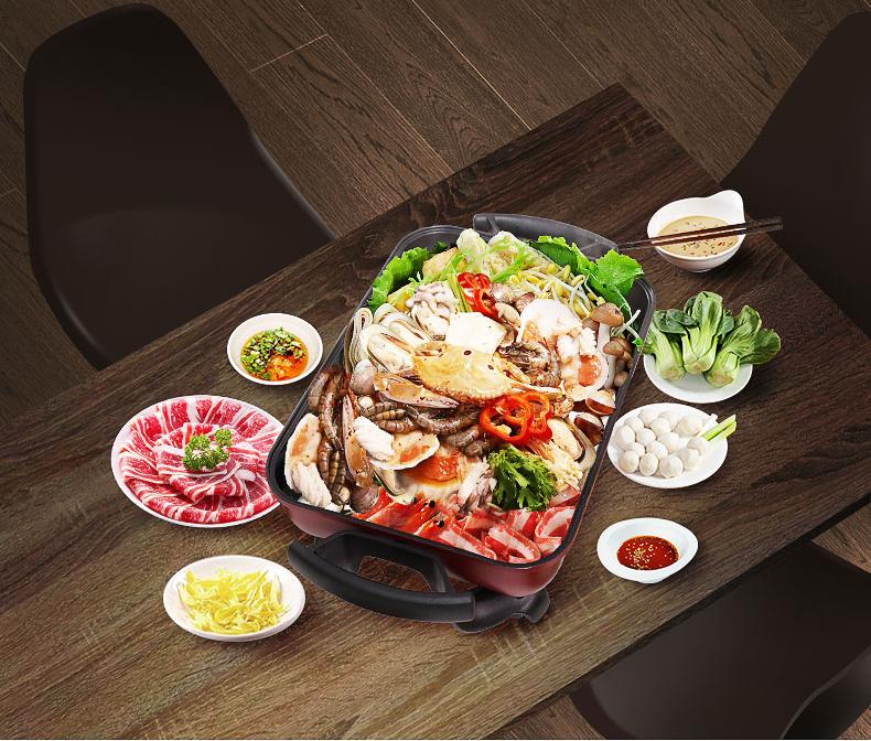 涮烤一体锅一锅搞定快来看看吧,多功能涮烤一体锅菜谱日常菜