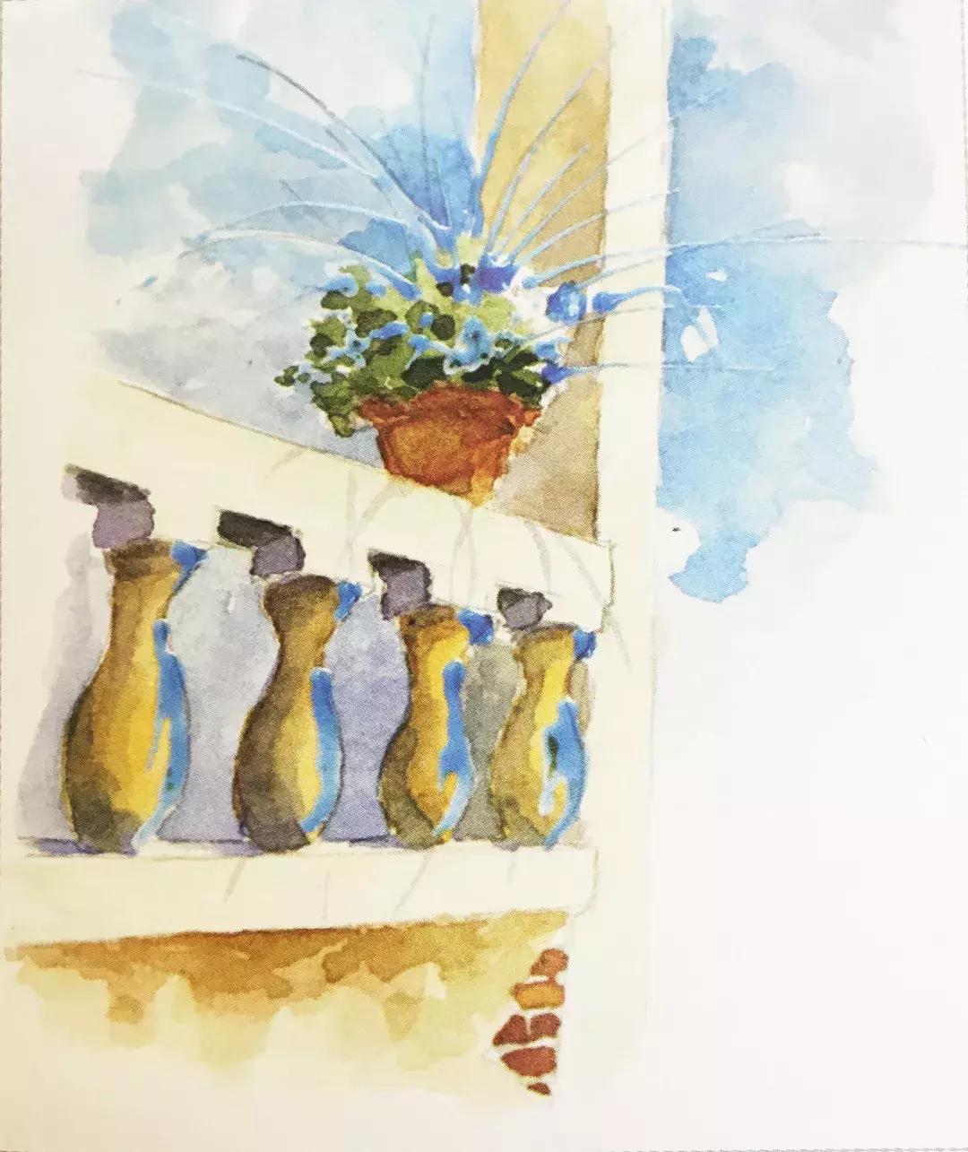 铅笔画画教程风景,田园风景画教程7-12岁四年级