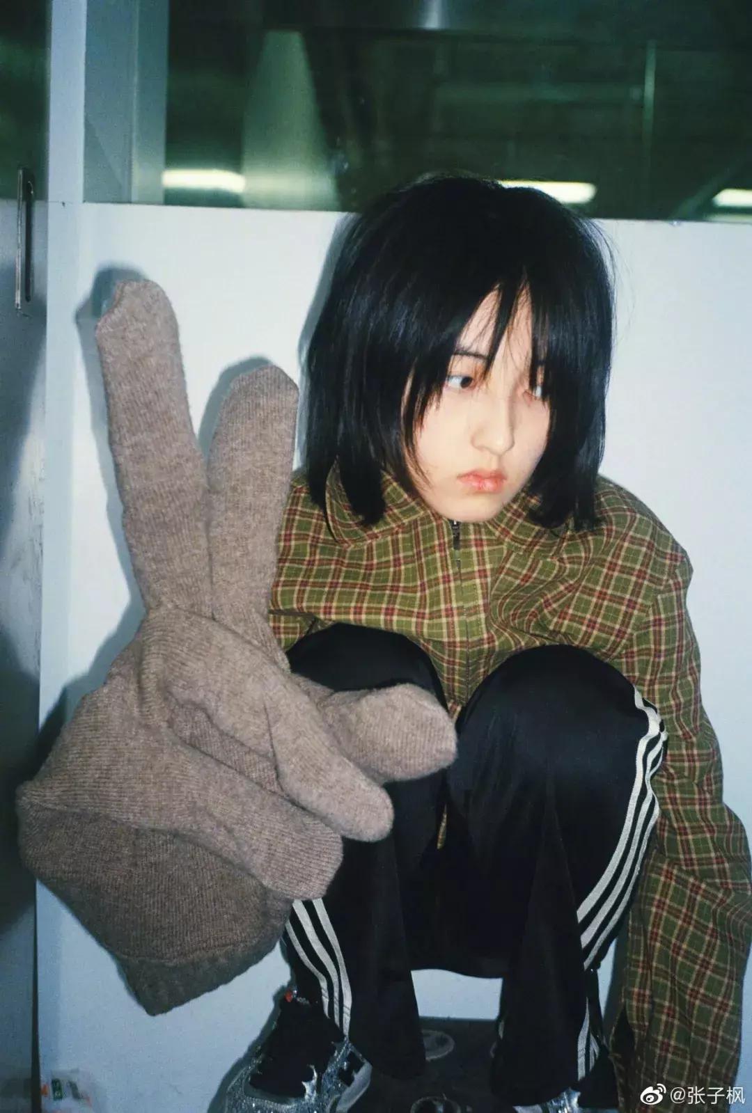 张子枫日式穿搭,张子枫港风穿搭