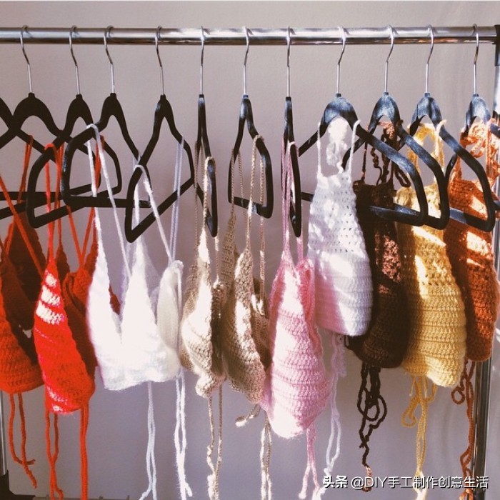 夏天来了，一定要钩一套给自己，有钩织教程