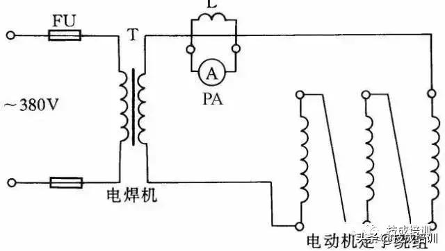 电工电路接触器接法,电工考试电机接触器接线方法