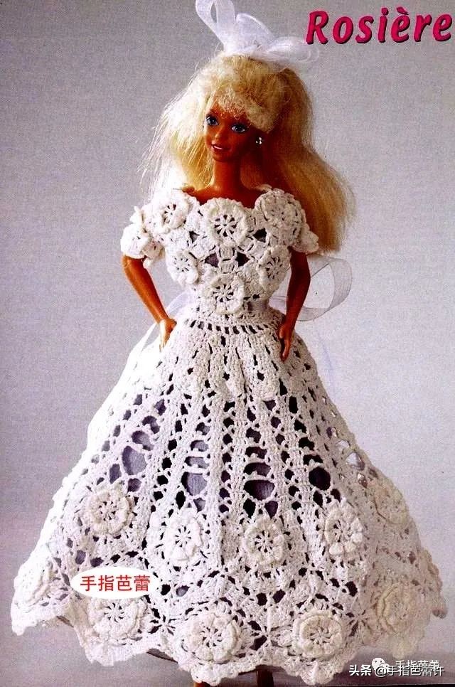 钩织芭比娃娃衣服,钩织芭比娃娃衣服的教程