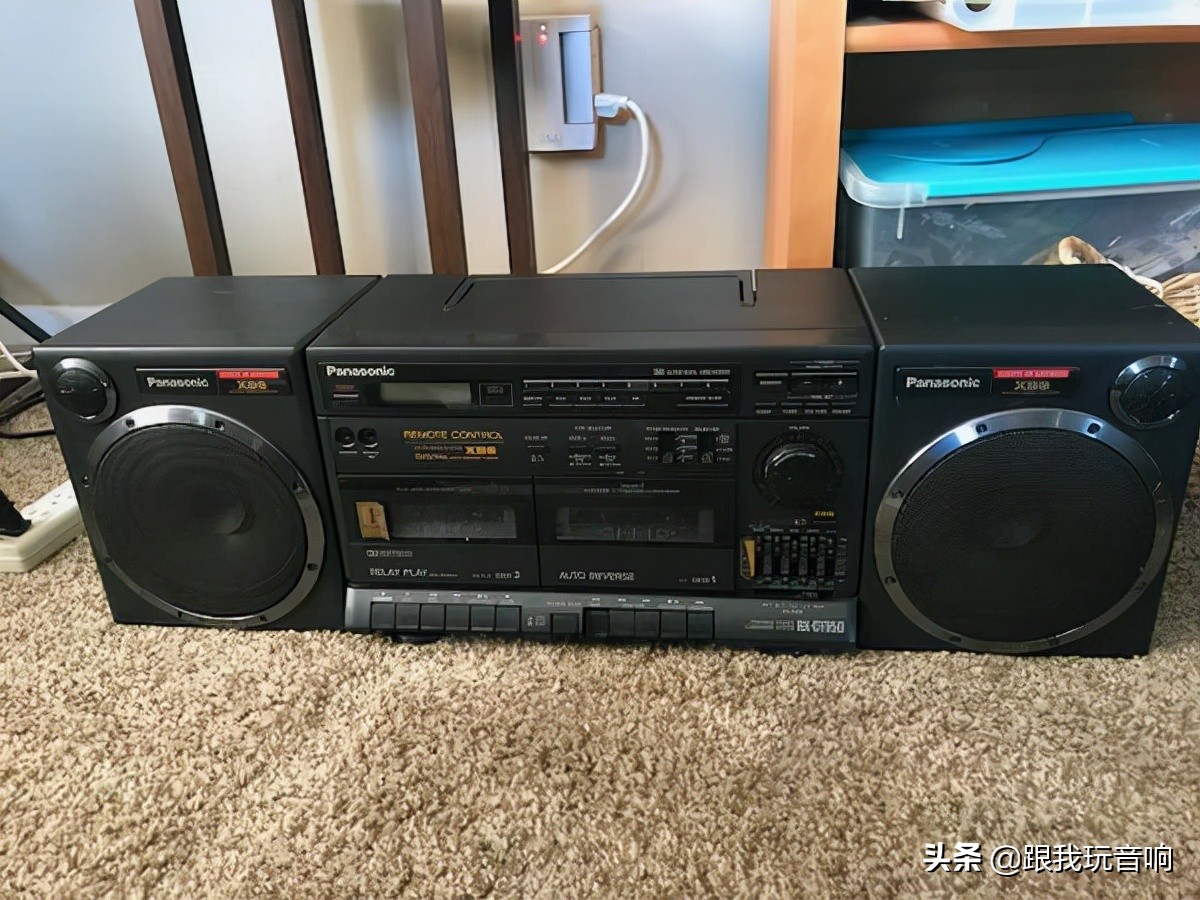 1989年松下PanasonicRX-CT900立体声和双磁带*放播**器音响效果好