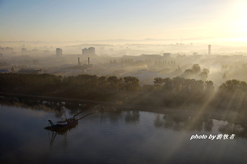 朝鲜的空气总是灰蒙蒙的,朝鲜雾霾