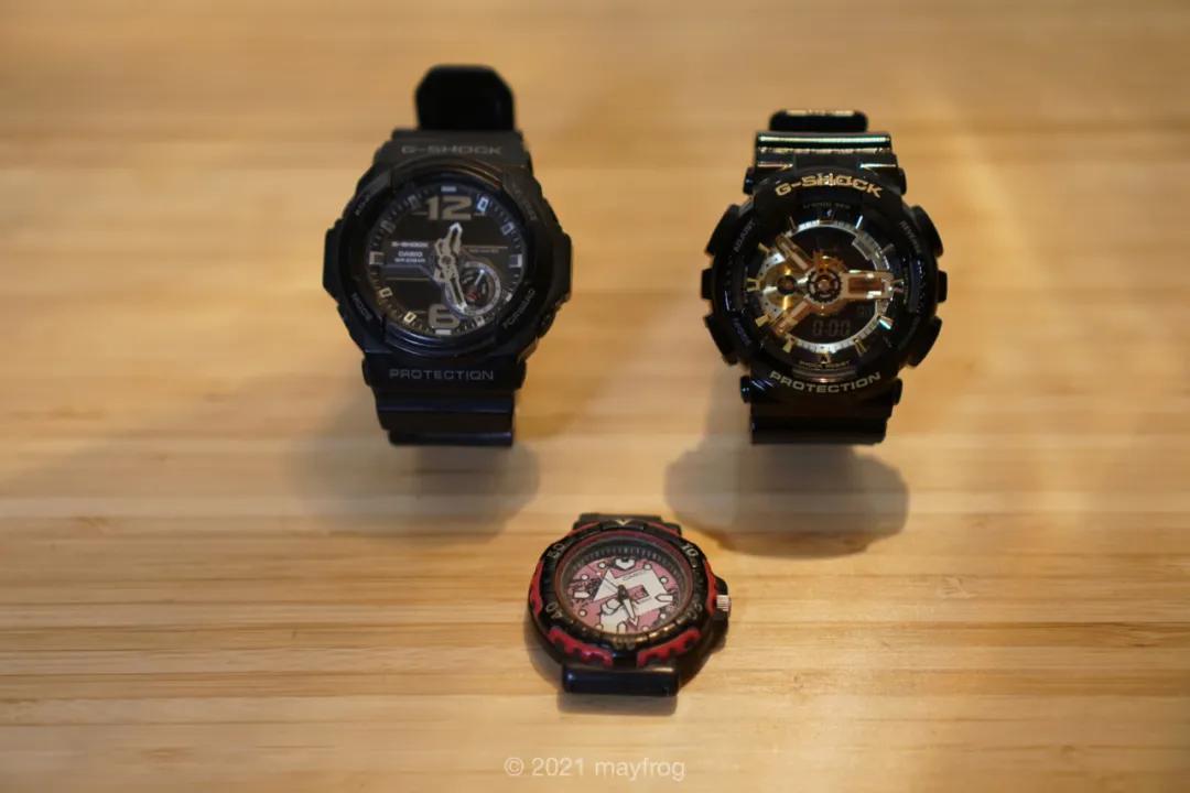 卡西欧g-shock5146调时间,卡西欧g-shock和西铁城蓝天使