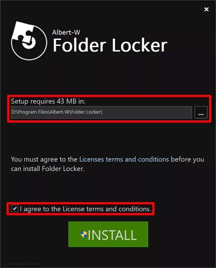 给指定文件夹上密码，这可能是唯一免费的方法