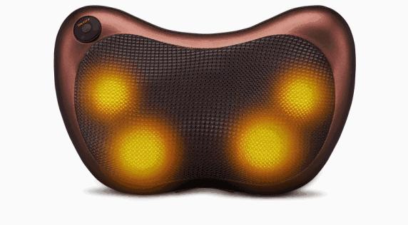 随身携带的颈椎按摩师，恒温42℃，15级力度调节，坐着躺着都能用