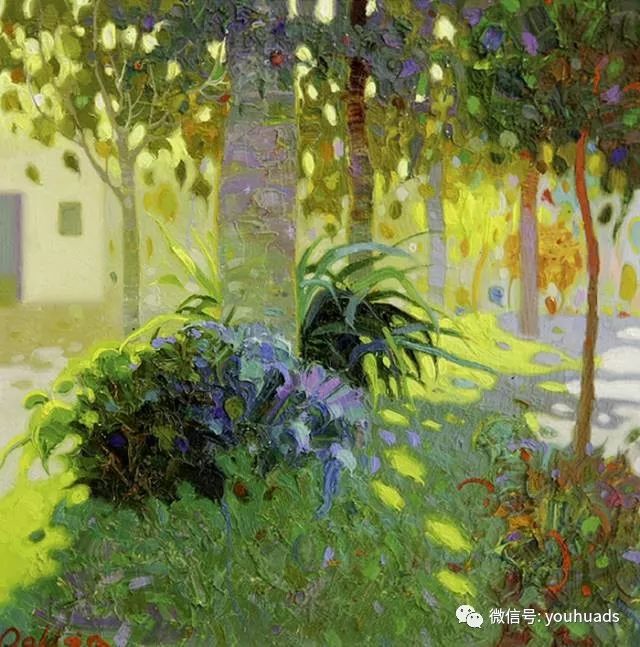 鲍勃罗斯的风景画,意大利画家fulviorinaldi水彩风景