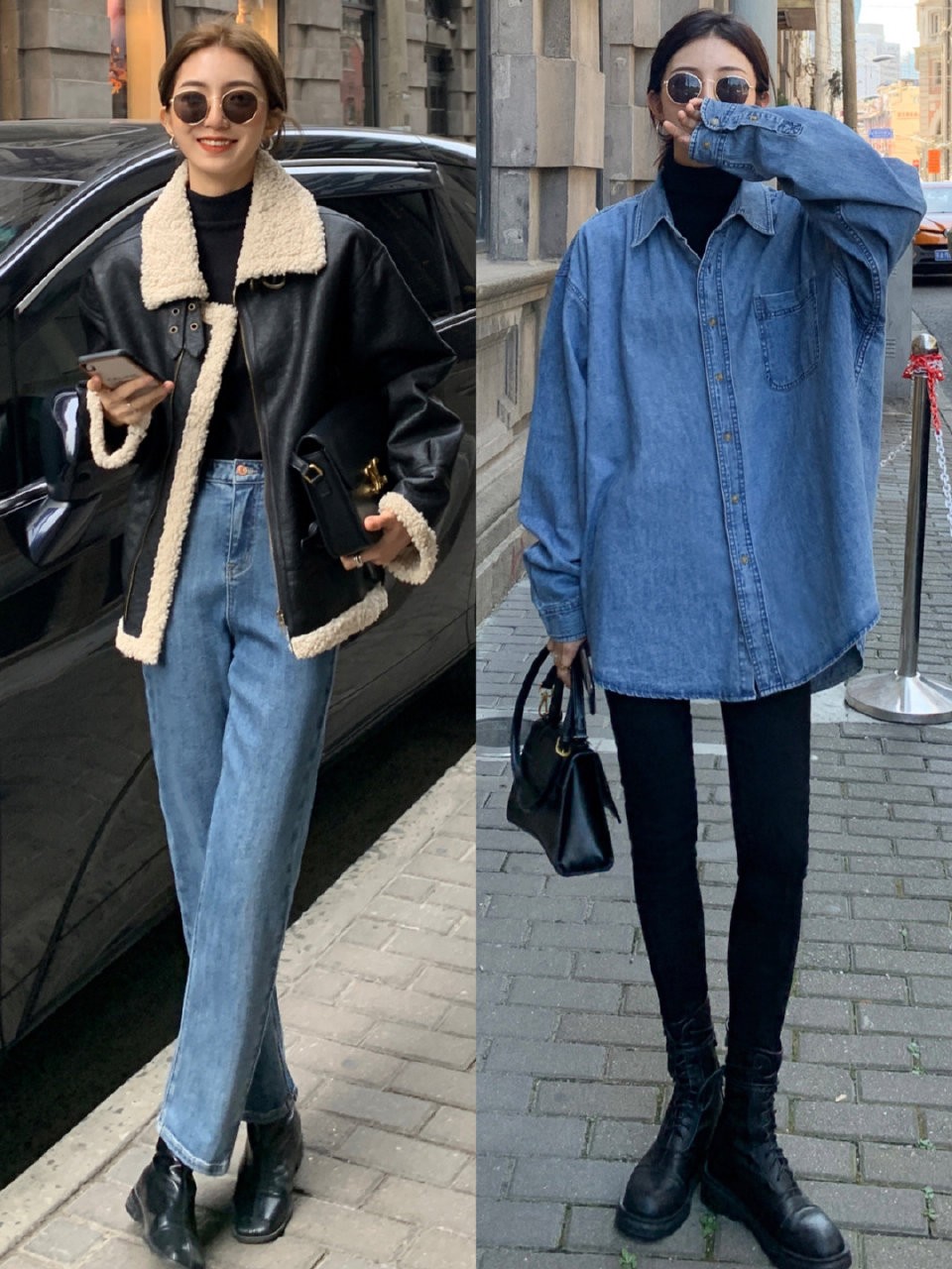 简约基础系秋装如何穿出时髦感,气质穿搭时尚简约秋装