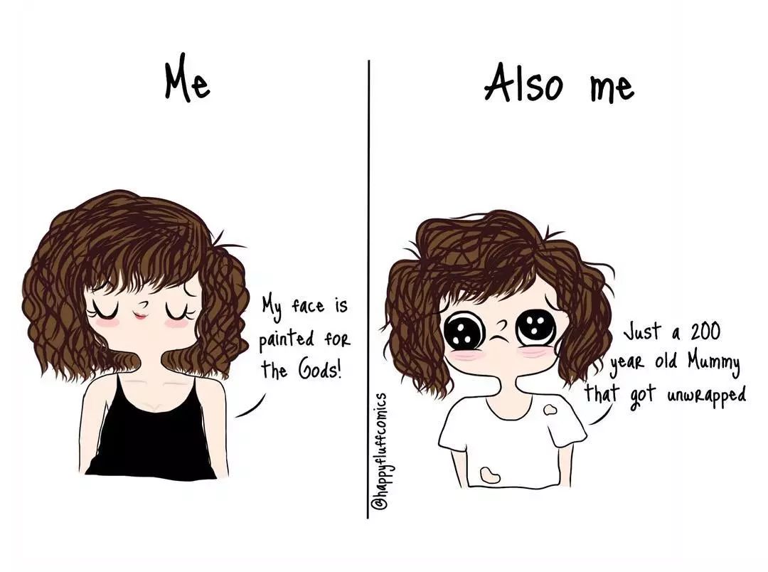 日常女性插画,女性插画生活日常