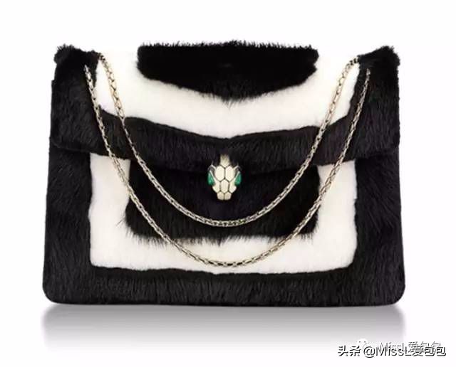 宝格丽bvlgari白色包,宝格丽带钻包包必买经典款