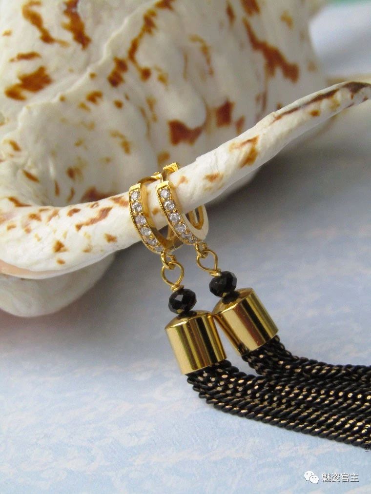 流苏耳环怎么做,流苏耳环做法教学视频