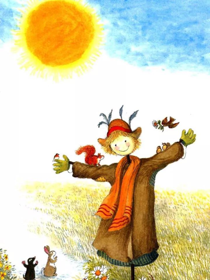 稻草人儿童绘本是告诉孩子什么,孤独的稻草人绘本完整版