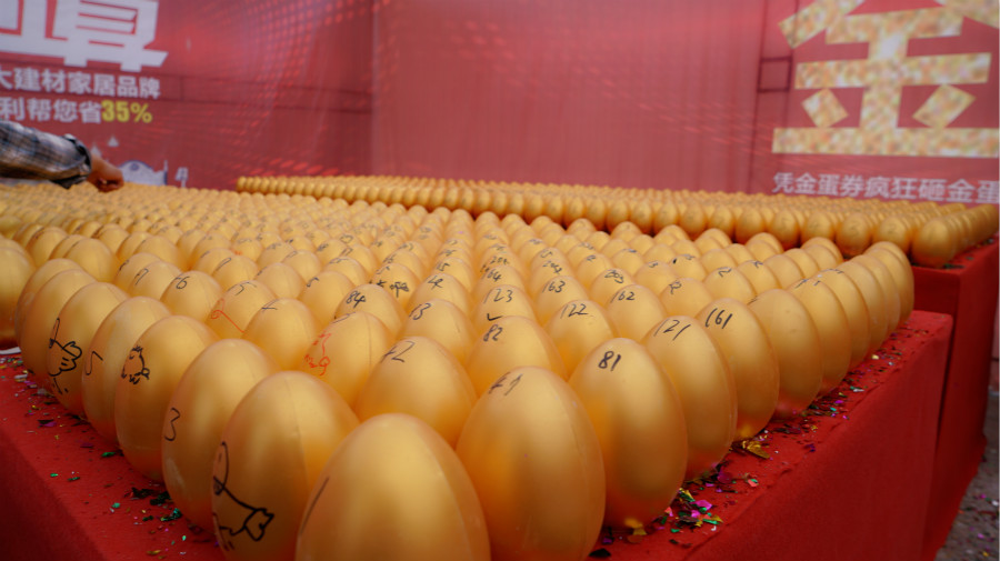 团购火爆场面,家居建材抢购会