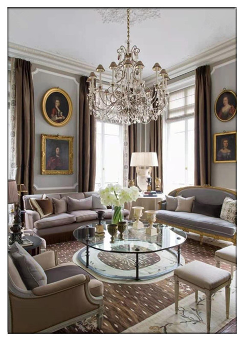 欧式新古典主义软装,法式新古典软装设计