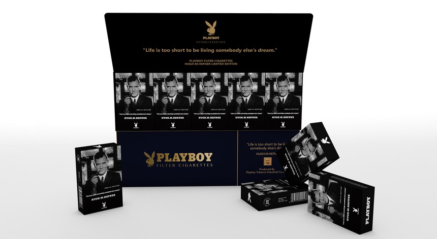 纪念花花公子创始人去世3周年，PLAYBOY推出休·海夫纳限量款香烟