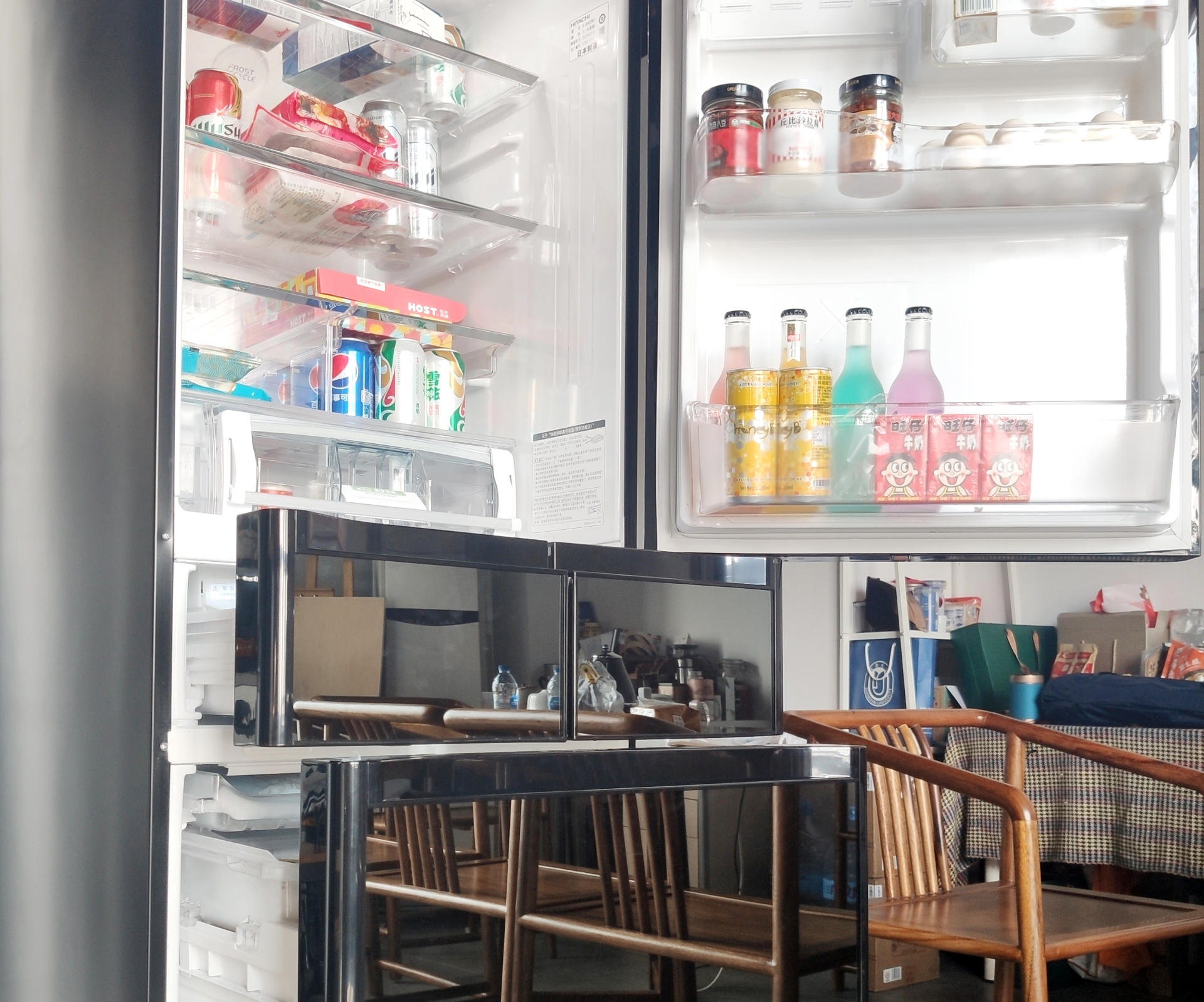 日立冰箱r-zx750kc,日立r-hw540nc冰箱测评