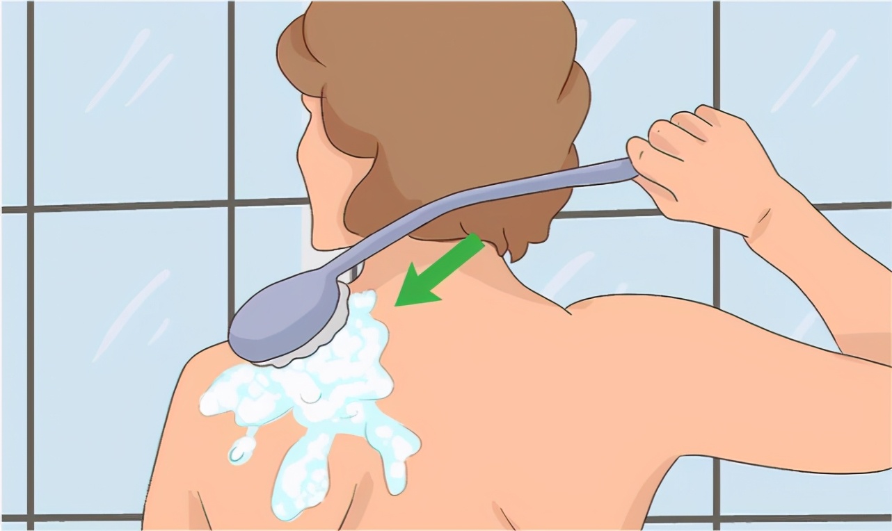 一个人怎么搓背小窍门,一个人搓背姿势