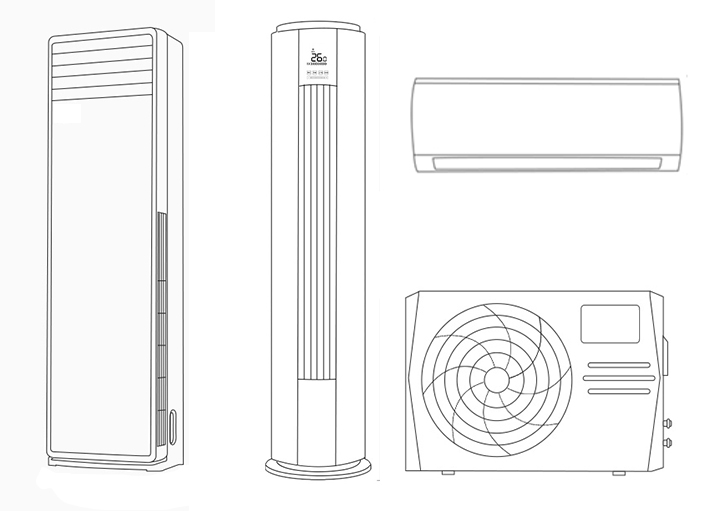圆柜空调和方柜空调哪个好用,方柜空调和圆筒空调的区别