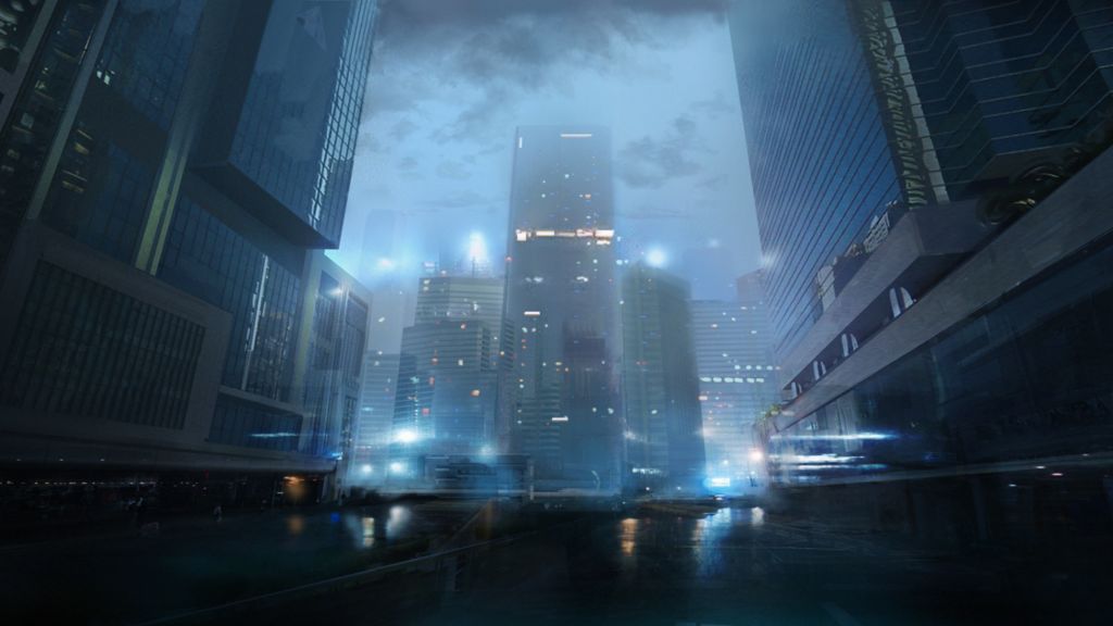 明日方舟龙门标志高清图,明日方舟龙门中的建筑