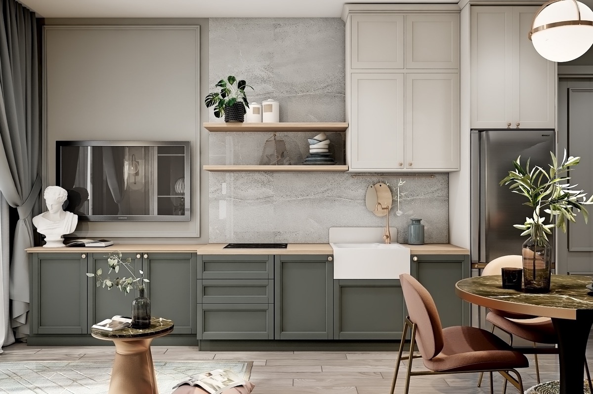 一室一厅小公寓怎么装修好看,一字型小公寓装修设计30平方米