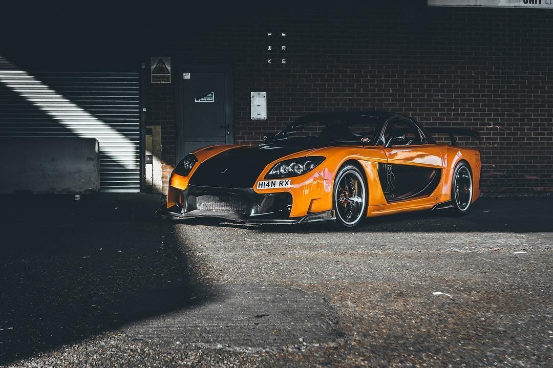 rx-7fd3s白色赛车,rx-7fd3s地平线