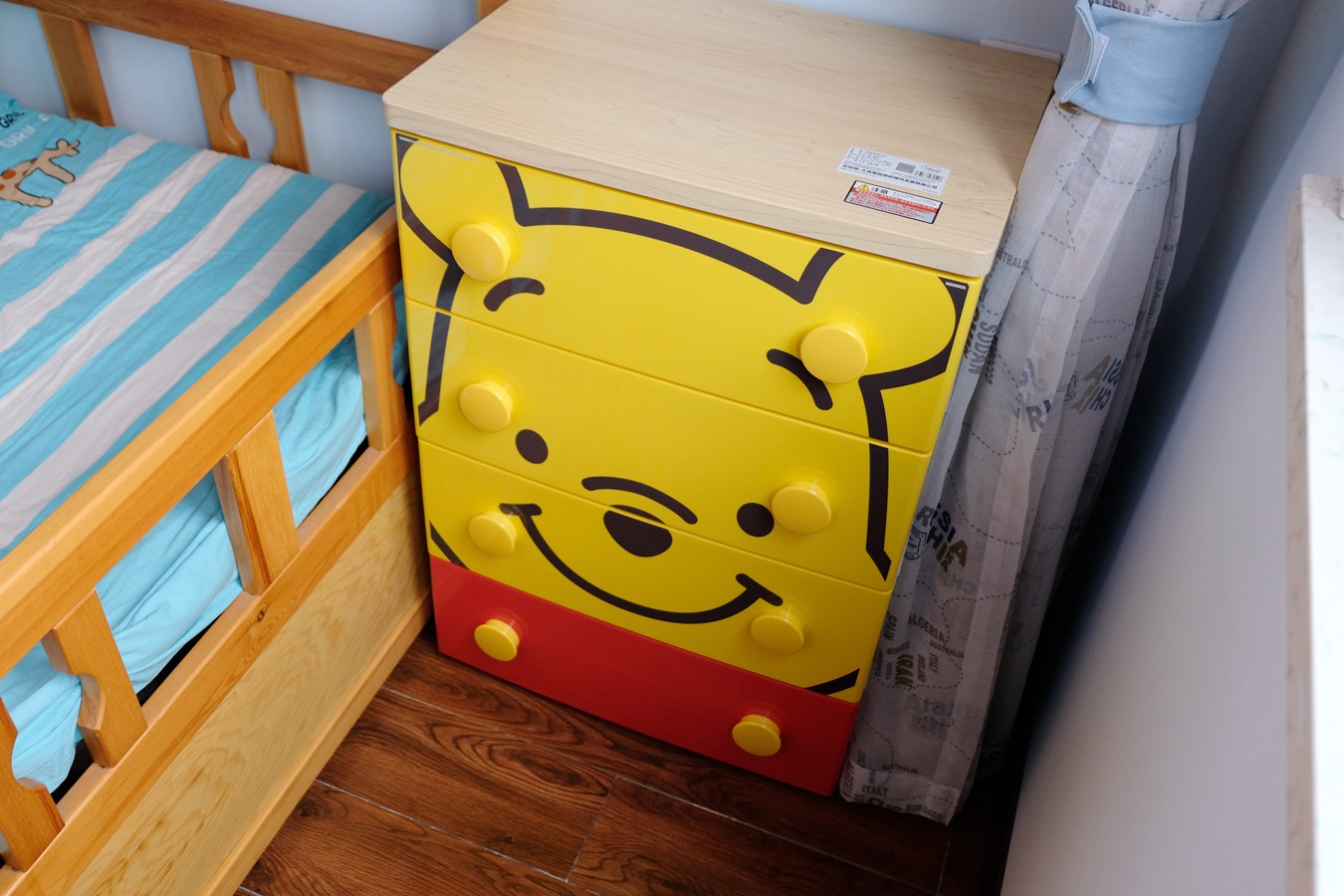 儿童房的小物件，IRIS爱丽思迪士尼米奇维尼塑料抽屉柜