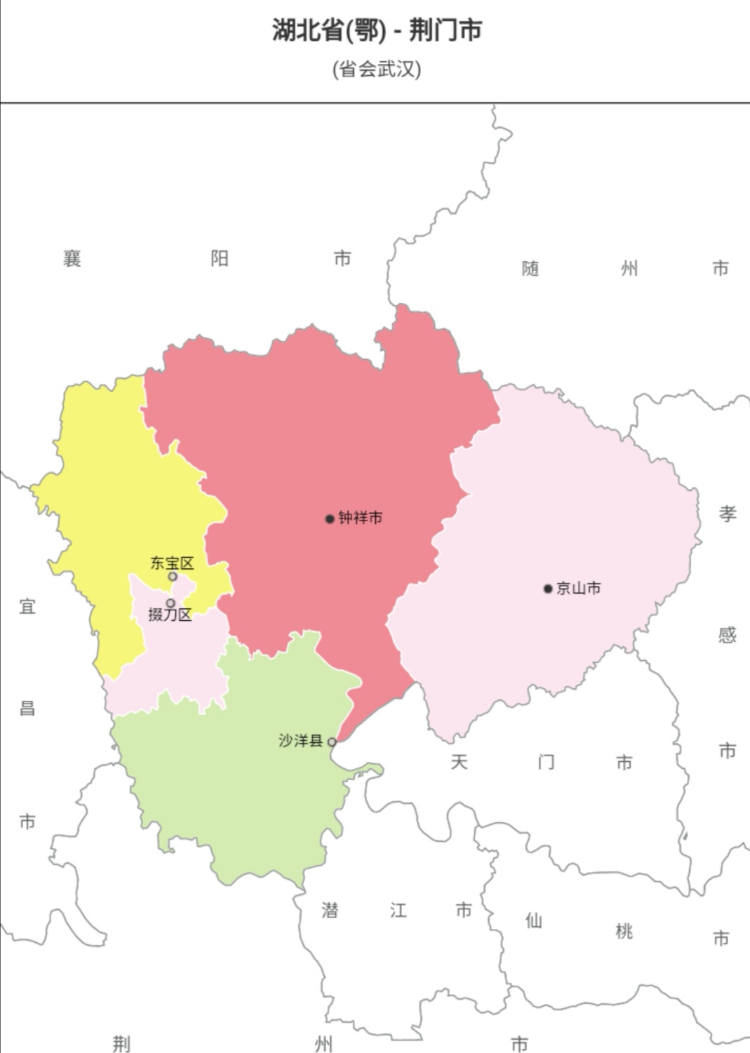 湖北省行政区划,中国行政地图全图高清大图湖北