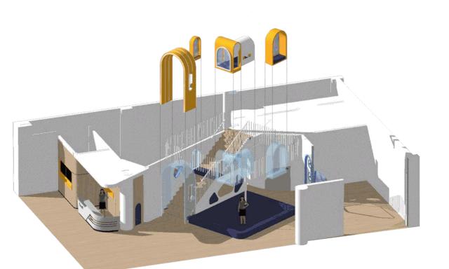 “盒子”在空间中的运用——厦门早教中心
