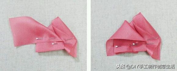 2.5厘米丝带古风蝴蝶结发饰教程,儿童古风丝带蝴蝶结发饰diy教程