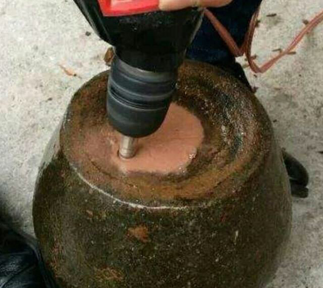 废弃水缸多肉植物造景,坛子种碗莲怎么种好看