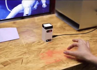 帅呆！钢铁侠中的激光投影键盘终于量产了，炫酷又好用