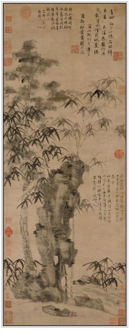 元代画家倪瓒绘画特点,元代倪瓒的代表画作