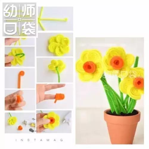 幼儿园用扭扭棒制作竹节虫,扭扭棒幼儿园简单玩法