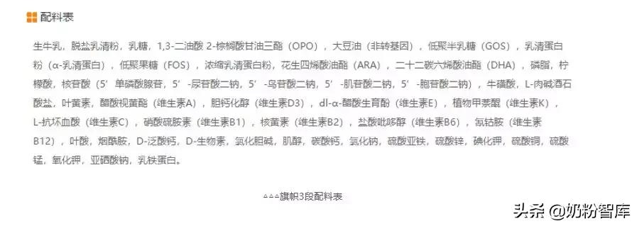 哪款奶粉opo含量高,哪款奶粉opo含量最高价格又实惠