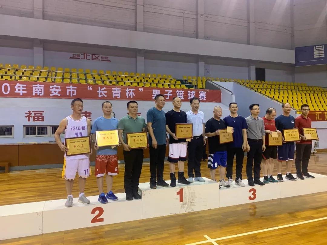 南安市第三届篮球赛,祝贺篮球队赢得冠军